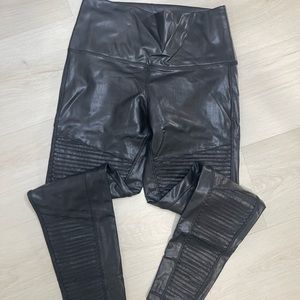 7 for all mankind moto faux leather pants